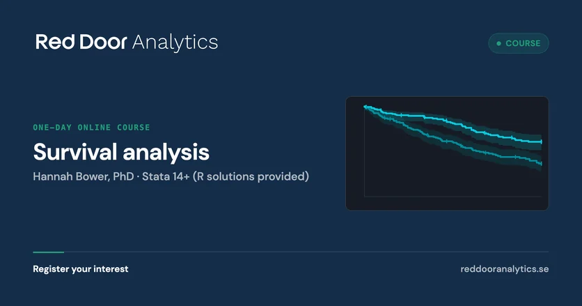 Survival analysis — Red Door Analytics