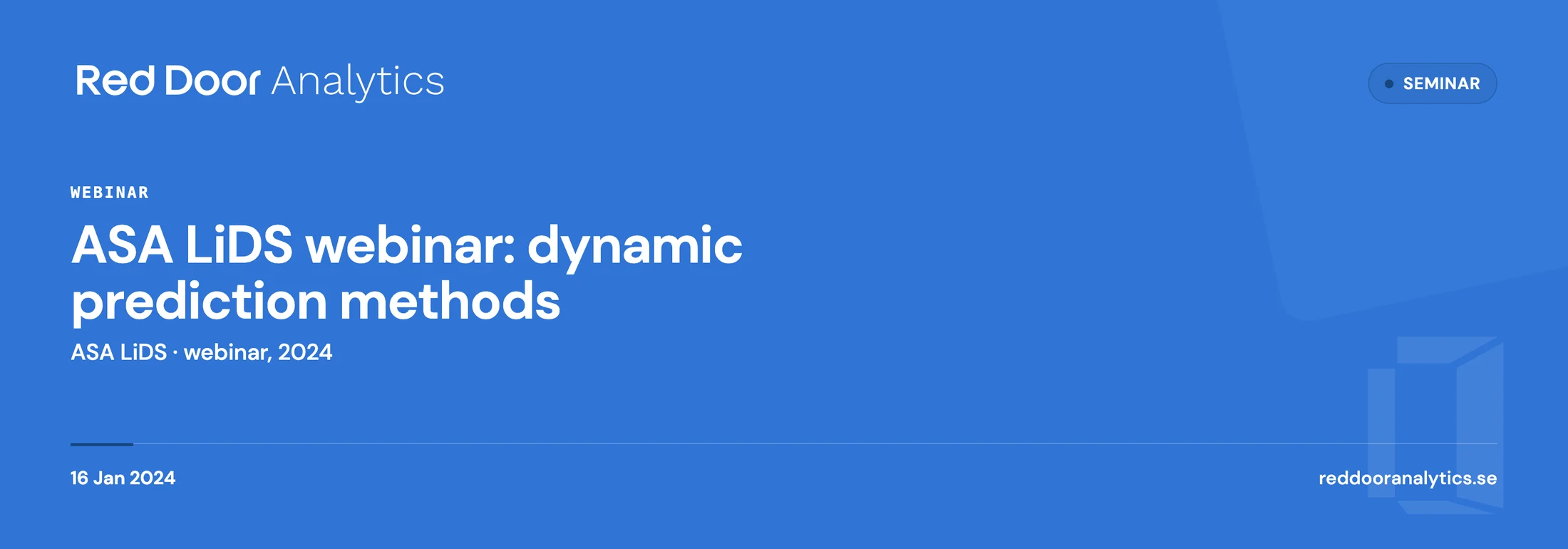 ASA LiDS webinar: dynamic prediction methods with Alessandro Gasparini — Red Door Analytics